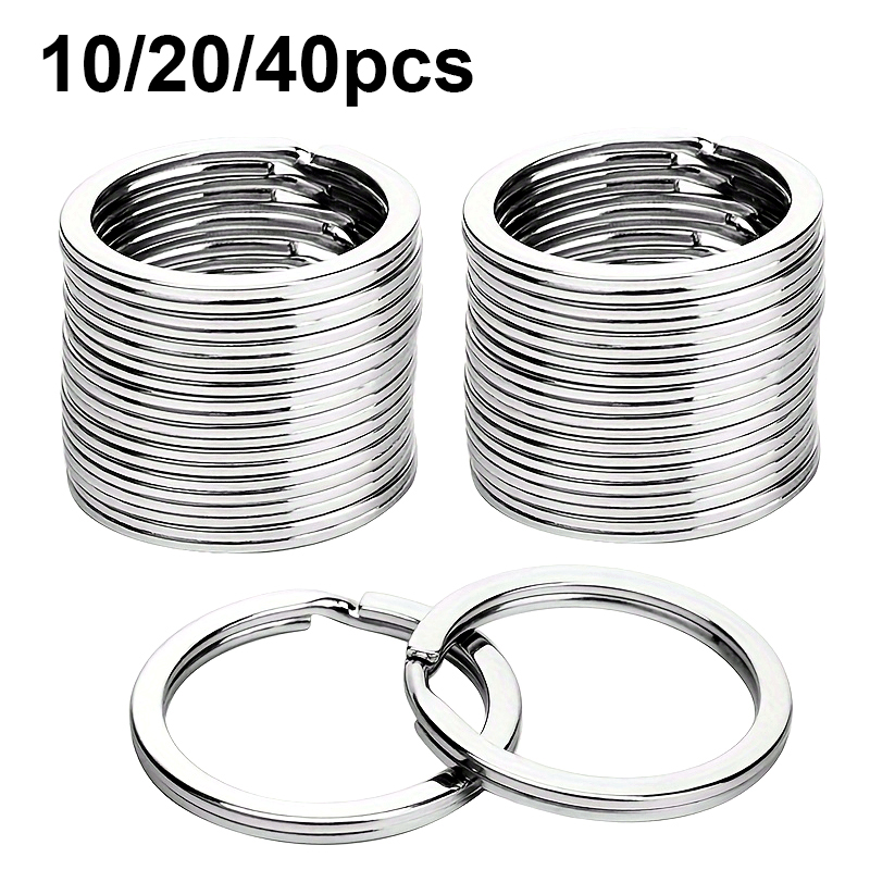 Car Accessories Hanging - 10/20/40 قطعة حلقات المفاتيح سبليت Keyrings