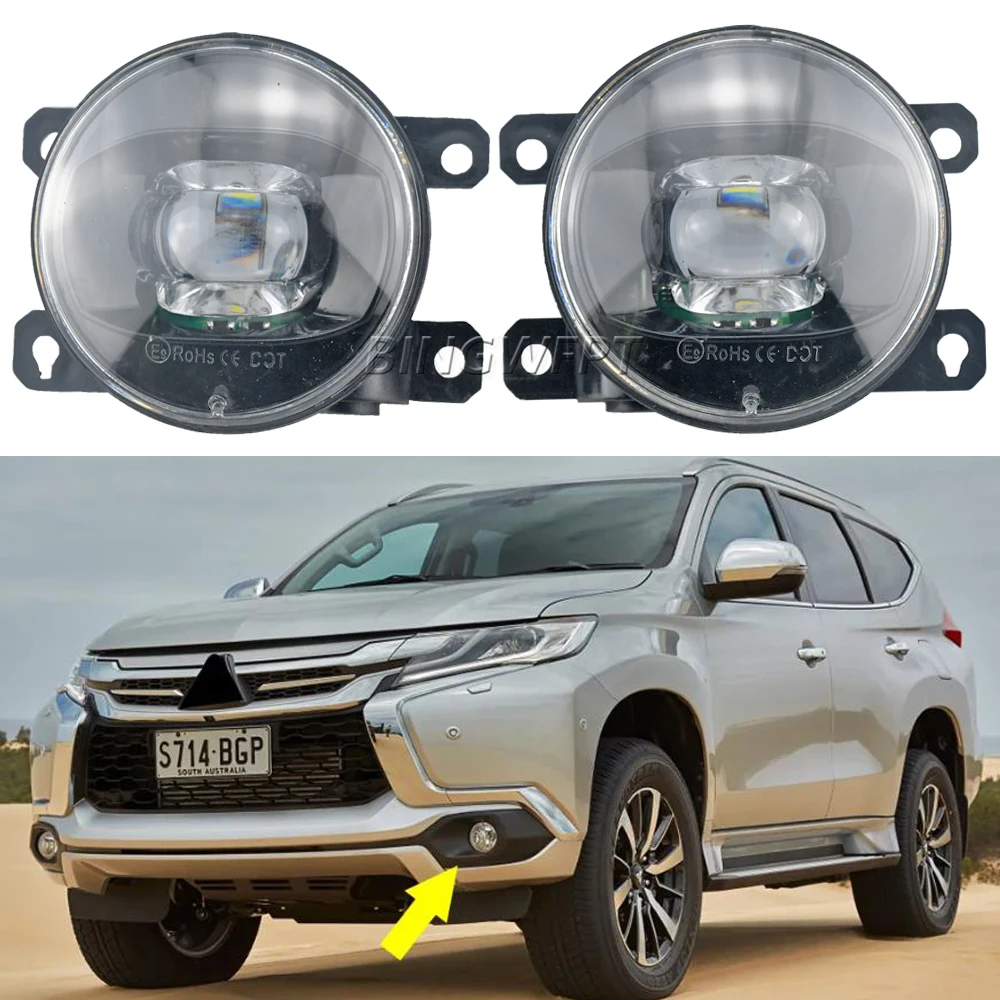 Car Accessories Xl - أضواء الضباب LED للسيارة مع عدسة