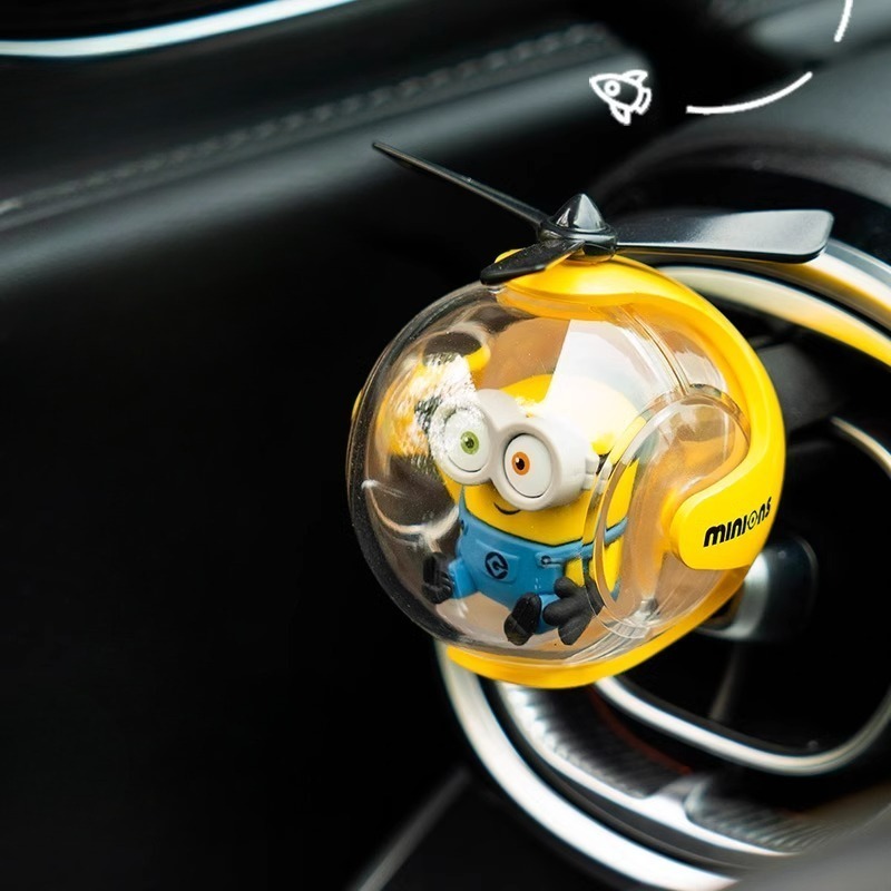 Car Accessories Usa - معطر هواء للسيارة على شكل المينيونز،