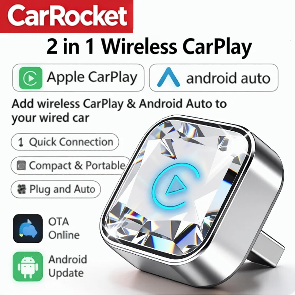 Car Accessories Usa - محول لاسلكي CarRocket Mini 2 في