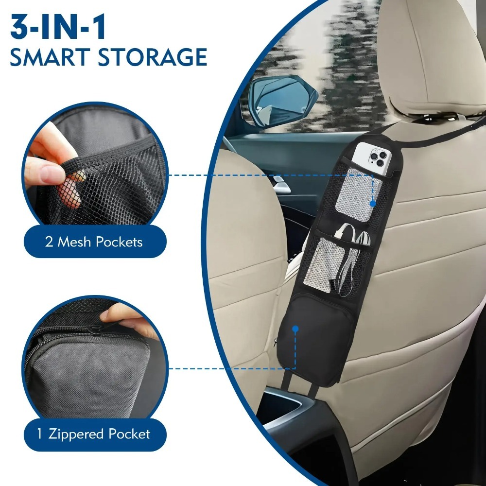 Car Accessories Hanging - حقيبة تخزين جانبية عالمية للسيارة متعددة