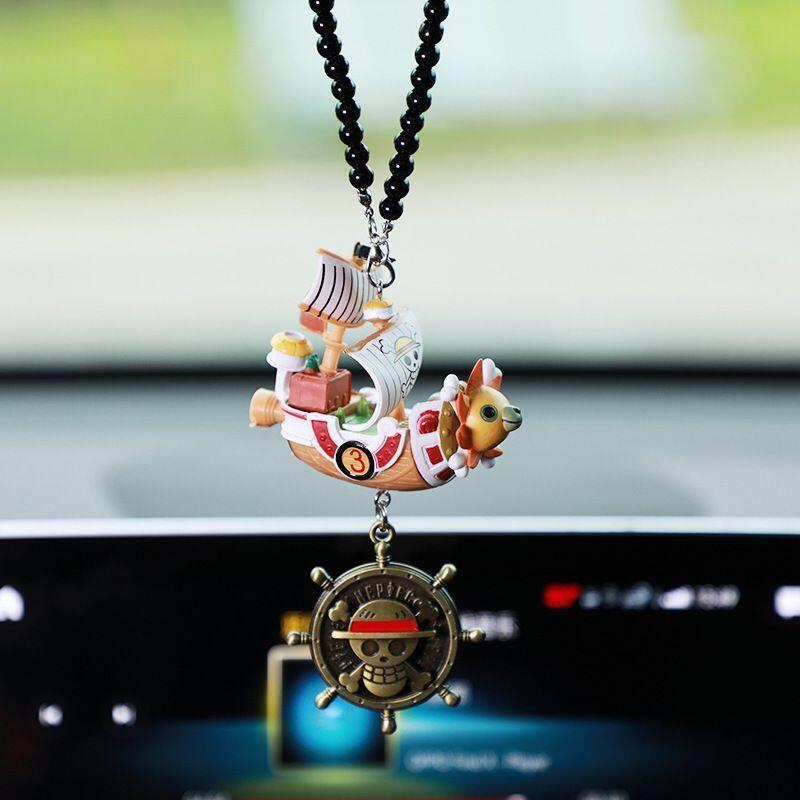 تعليقة سيارة أنيمي ون بيس رائج - مراجعة Car Accessories Hanging From Mirror وسعره