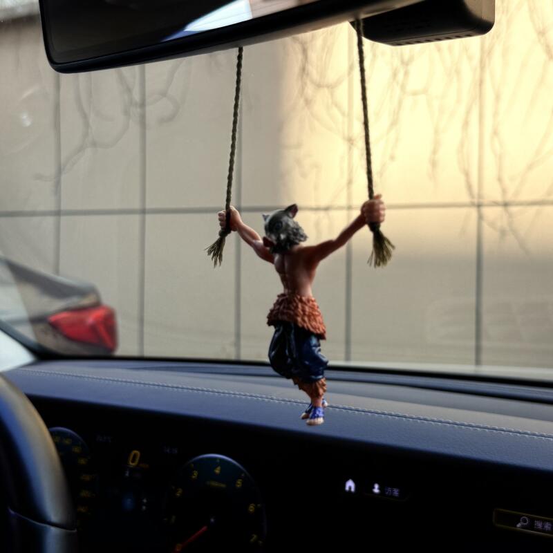 زينة داخلية للسيارة بتصميم أنم - مراجعة Car Accessories Hanging From Mirror وسعره