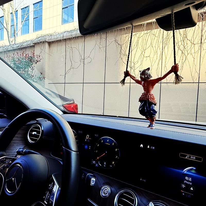 زينة داخلية للسيارة بتصميم أنم - مراجعة Car Accessories Hanging From Mirror وسعره