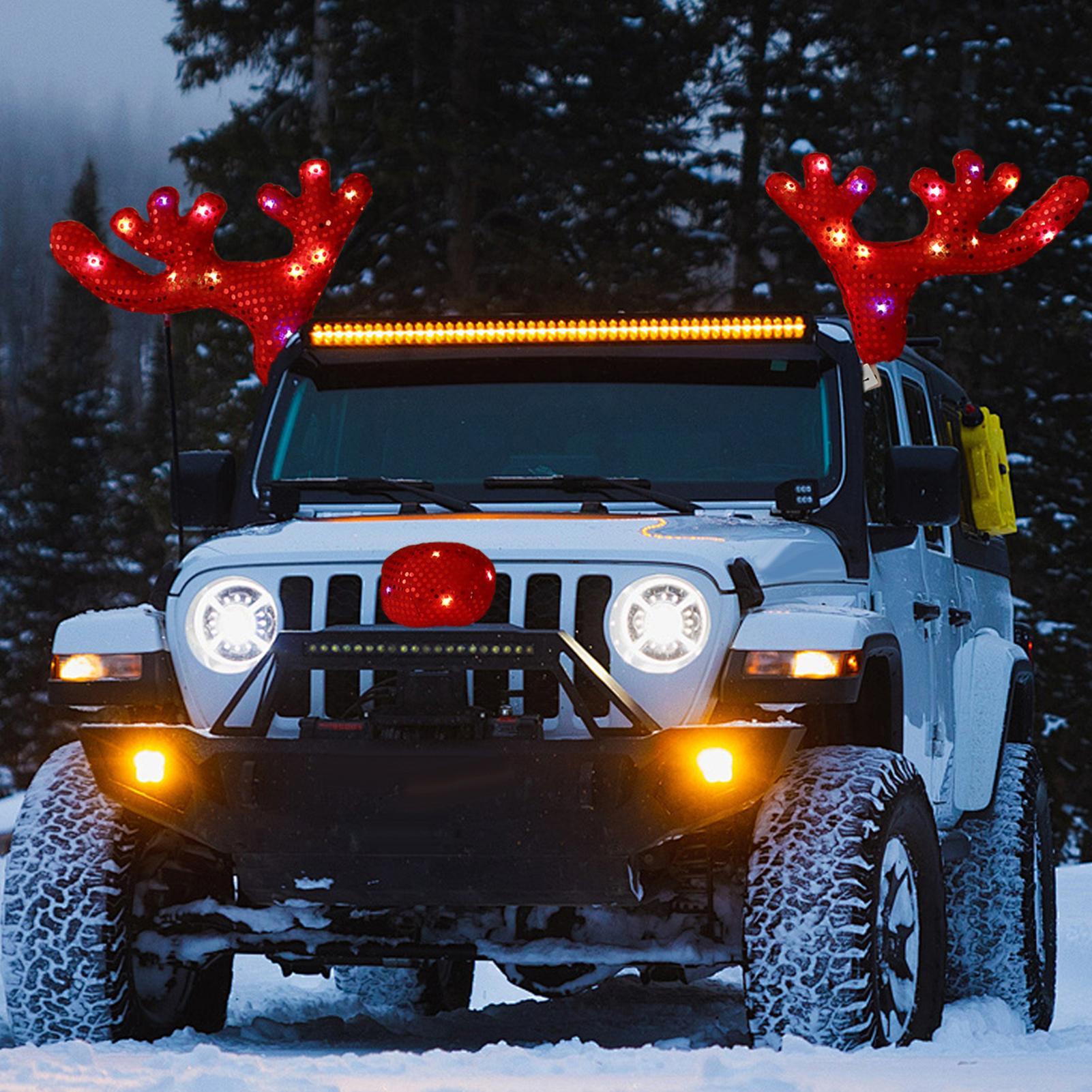 زينة عيد الميلاد للسيارة، إكسس - مراجعة Car Accessories For Winter وسعره