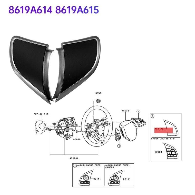 لسيارات ميتسوبيشي ASX وإكليبس  - مراجعة Steering Wheel Cover وسعره