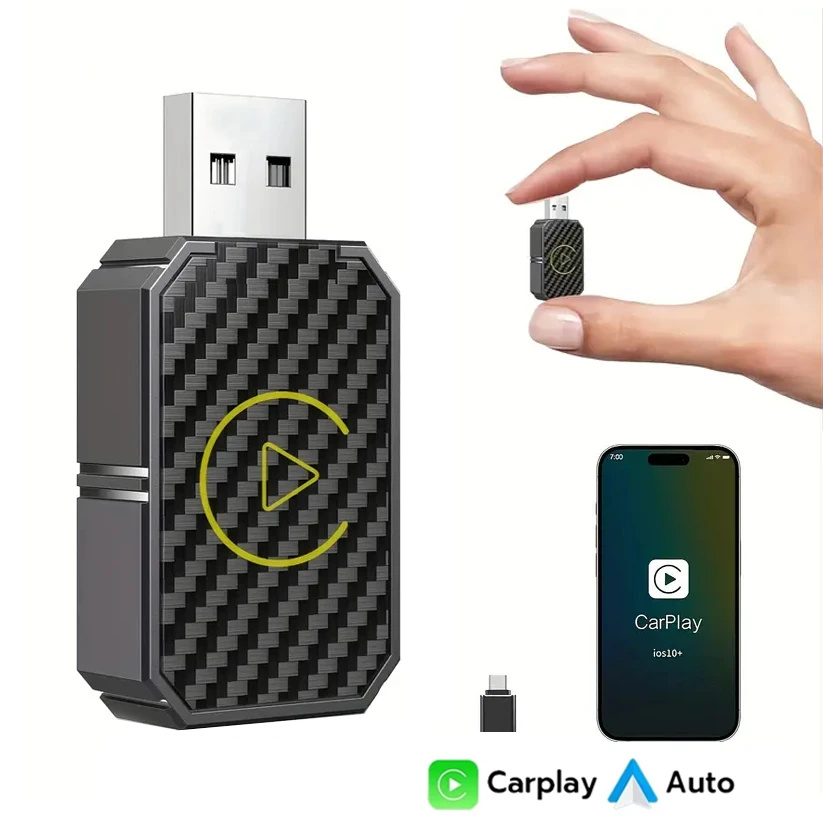 محول كاربلاي لاسلكي ذكي لنظام  - مراجعة Car Accessories Usa وسعره