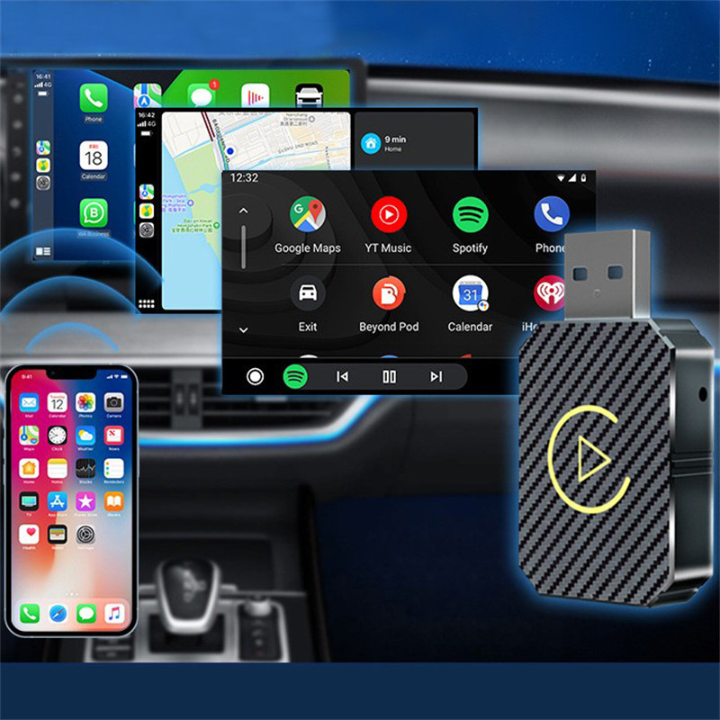 محول كاربلاي لاسلكي ذكي لنظام  - مراجعة Car Accessories Usa وسعره