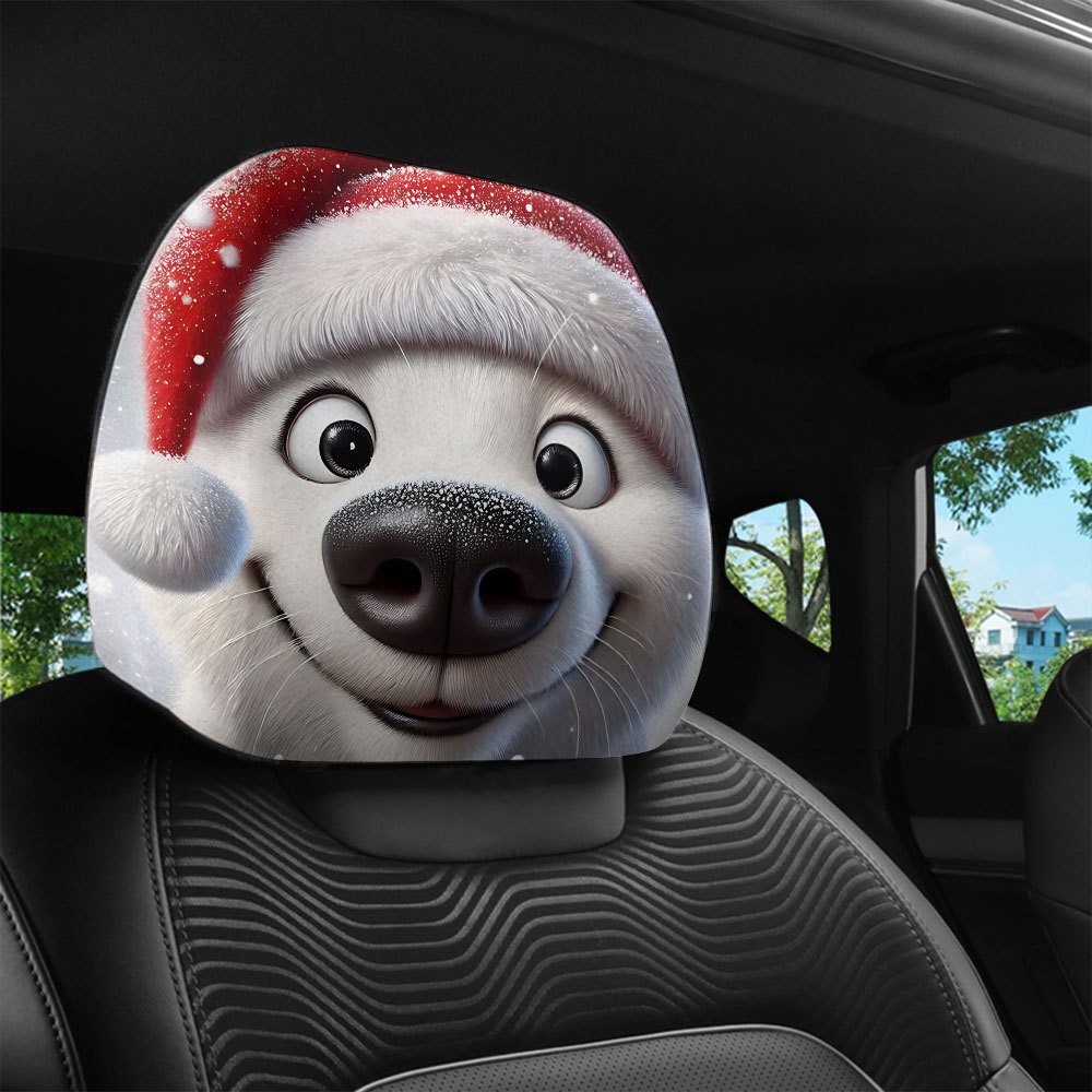قطعتان من قبعات عيد الميلاد، أ - مراجعة Car Accessories For Winter وسعره