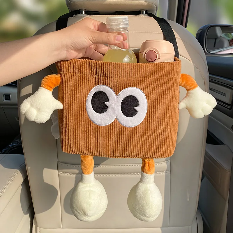 سلة مهملات السيارة بن الكرتون  - مراجعة Car Accessories Hanging وسعره