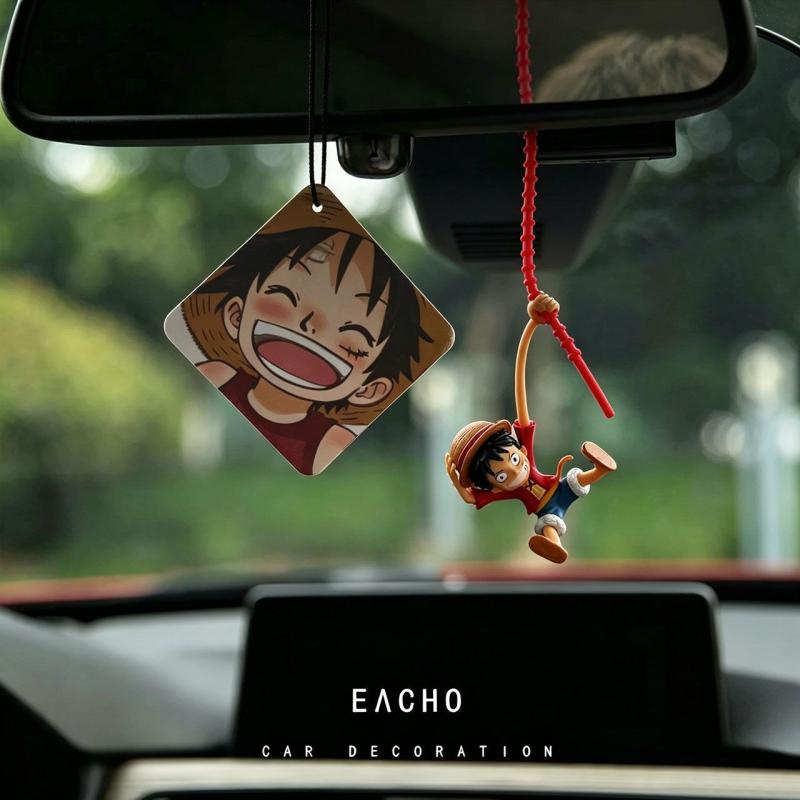 قلادة سيارة ون بيس مونكي دي لو - مراجعة Car Accessories Hanging From Mirror وسعره