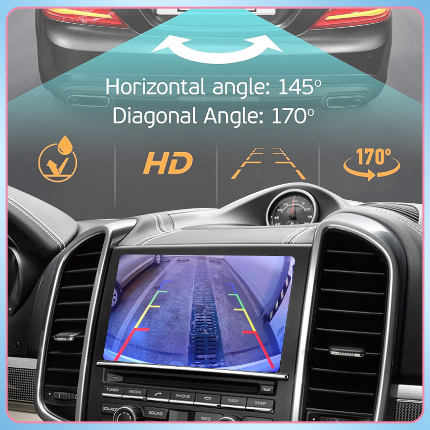 HD CCD 170 ° عين السمكة كاميرا - مراجعة Car Accessories Xl وسعره