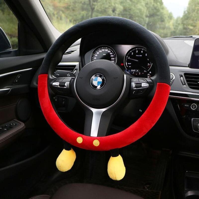غطاء عجلة قيادة ديزني لطيف على - مراجعة Car Accessories For Winter وسعره